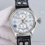 Swiss Made Copy IWC Big Pilot's TWF Cal.69355 Silver Dial Watch